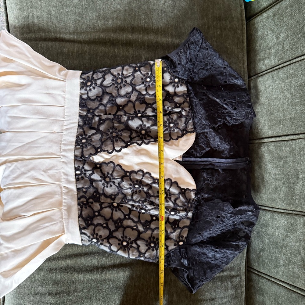 Black and cream little dress - Picture 3 of 5